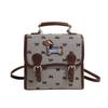 Mochila informal retro de estilo japonés para mujer, nueva mochila pequeña personalizada para estudiantes, de moda de verano 2024