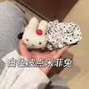 Presilha de Cabelo Fofa de Bolinhas Grande Coelho Miffy para Cabelos Volumosos, Presilha Banana Versátil para Penteado no Topo da Cabeça, Acessório de Cabelo Feminino