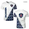 Comércio exterior transfronteiriço Amazon AliExpress Hot Selling Europeu e Americano Masculino Juventude Esportes Impressão Digital 3DT Camiseta de manga curta