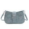 Bolso de Hombro Estrella de Cinco Puntas Bolso Casual de Alta Gama para Mujer 2025 Nuevo Costuras a Contraste Bolso Versátil de Axila Bolso Cuadrado Pequeño