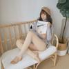 Leggings de terciopelo de otoño e invierno con forro polar y pantalones de una pieza de nailon de imitación grueso, pantimedias que usan artefactos ligeros antibolitas para las piernas