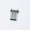 TYPE-C16p base de placa de goma negra en línea SMT en línea conector USB extendido de 15.0 base vertical