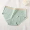 Calcinha Feminina de Algodão Puro Cintura Média, Forro de Algodão Antibacteriano Sem Costura, Confortável e Respirável, Modelo Simples Liso para Meninas e Estudantes