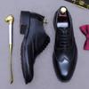 Couro Legítimo Couro Genuíno Moda Estilo Coreano Tendência Casual Sapatos de Couro Masculino Tamanho Grande Sapatos de Couro Bico Fino Sapatos de Couro para Casamento Noivo Masculino