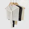 2026 Nuevo Chal Pequeño de Punto de Color Sólido Textura de Nudo de Bambú Cárdigan Exterior Protector de Hombros para Habitación con Aire Acondicionado Chal de Protección Solar para Mujer