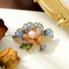 Broche de Flor Peônia Rosa, Feminino de Alta Qualidade Exquisito e Simples Nova Decoração de Corsage Chinoiserie, Elegante Fivela de Liga de Flor da Dinastia Han