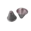 Taza para Pastel de Pudín Cónica Molde Redondo Pequeño para Pastel Molde de Pastel Pequeño de Aluminio H29