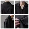 Camisa de Seda Hielo de Lujo Ligero de Alta Gama de Marca de Moda con Cuello Cubano para Hombre de Verano de Manga Corta Holgada Blanca Francesa Casual