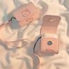 Estuche de cuero con diseño de gato rosa para AirPods Pro2, auriculares inalámbricos Bluetooth de Apple de 1.ª, 2.ª y 3.ª generación.