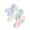Calcetines de algodón nuevos de primavera y verano para niños, calcetines finos de malla de tubo transpirables de color sólido para mujer, calcetines de moda universitaria coreana, venta al por mayor