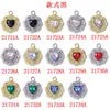 Venta Directa de Fábrica Moda Trendy Pulsera Cadena Clavícula Accesorios Micro Incrustaciones Cristal en Forma de Corazón Placa de Flor Octagonal Accesorios de Aleación