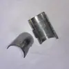 25 Columnas de Estante Grandes Cromadas, Clips de Plástico Metal para Malla de Alambre, Cadena Antiestática de Acero al Carbono, Pies de Ajuste de Piso