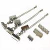 Hebilla de Clip Multiespecificación de Acero Inoxidable para Pañuelos de Seda, Pinzas para Cintas, Pinzas para Cordones de Cuero, Accesorios de Moda, Pinzas para Joyería, Pinzas para Pulseras