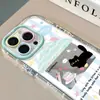 Funda para Teléfono Móvil Gato Negro Casa Adecuada para Apple 17Promax Iphone15 Todo Incluido 1413 Espejo con Airbag