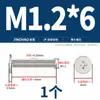 Tornillos de Cabeza Plana Delgada niquelados, de Forma Delgada, de Borde Delgado, Cabeza Plana Grande, Cabeza Plana Negra, Tornillos Phillips, Cabeza Plana M2M3M4M5M6