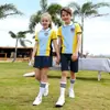 Trajes de Uniforme Escolar de Manga Corta de Verano para Estudiantes de Primaria y Secundaria, Uniformes de Jardín de Infancia, Uniformes de Clase de Deportes para Hombres y Mujeres, Uniformes para Actuaciones del Día del Niño