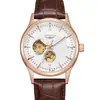 LONGLUX Longlex reloj impermeable para hombre de piel de alta gama automático mecánico popular fabricantes de relojes para hombre al por mayor