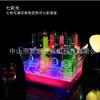 Balde de gelo luminoso de champanhe led bar KTV noite balde de gelo trapezoidal criativo portátil balde de cerveja Tanque de gelo luminoso