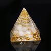 Explosões transfronteiriças cascalho de cristal natural Chakra pingente pirâmide ornamentos ponto atacado decoração de escritório