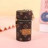 TikTok Explosivo Retro Criativo Porta-Moedas Pequena Carteira de Menina Bolsa Barril Bolsa Portátil para Fones de Ouvido Bolsa para Moedas de Chave de Carro