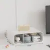 Caja de Almacenamiento de Escritorio con Tablero Perforado Organizador de Escritorio Oficina Estudiante Estudio Oficina Papelería Estante de Almacenamiento Multifuncional