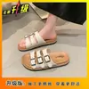 Nuevas sandalias versátiles de verano para exteriores, estilo retro, suela gruesa para la playa, casual de verano, moda 2025