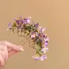 Horquilla de Flor de Gipsofila Estilo Mismo que Liu Yifei Horquilla Adorno para el Cabello de Mujer Nuevo Estilo Chino Horquilla Flor Accesorios para el Cabello de Novia
