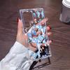 Case Transparente Magnético Popular com Laço Transfronteiriço para Galaxy S22/S23 Case de Celular em Acrílico S25 Atacado Personalização