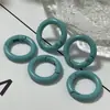 Hebilla de resorte de pintura de 20 mm material para joyería DIY anillo de resorte de apertura redonda colgante de teléfono móvil con cuentas llavero