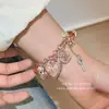 Pulseira de Metal Larga Tendência Retrô Esmalte Pingado Trabalho Pesado Fashionável Alto Valor Versátil Temperamento Único Joia Feminina Pulseira