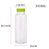 Botellas para Bebidas de 150/160/300/400/500 ml Material PET Plástico Botellas Vacías Alimento para Enzimas Grado Alimenticio Empaque