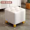 Dropshipping Taburete Bajo Sólido de Madera Simple y Versátil para Sala de Estar en Casa, Zapatero en la Entrada, Taburete de Rebote para Vestidor de Sofá