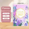 Amazon 2027 Planificador Diario en Inglés Transfronterizo A5 Libro de Horarios Planificador de Planificación Eficiente Logo Personalizado
