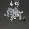 Silicona Transparente Oreja Forzada Arete de Oreja Tapón para el Oído Arete diy Accesorios para Aretes Collar de Arete Doble Hamburg Tapón para el Oído