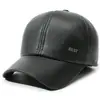 Nuevo Sombrero de Invierno para Hombre, Resistente al Viento para Exteriores, Forrado de Felpa Caliente, Estilo Pato, para Adultos Mayores, Papá, Gorra de Béisbol Engrosada con Protección para Orejas de Piel de Visón
