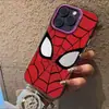 Adequado para Apple 18Promax, Suporte popular estilo europeu e americano do Homem-Aranha, Personalização de Capa Rígida e Flexível para Celular iPhone Xiaomi