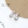 Nova Moda Design de Luxo Coração Bolo Exquisito Personalizado Simples Brilhante Tendência Feminino Pequeno Pingente