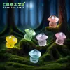 Musgo Micro Paisaje Lindo Hongo Luminoso Pequeño Jardinería Paisajismo Decoración DIY Accesorios Mini Escritorio Pequeños Adornos