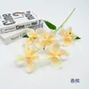 Flores Artificiales de Seda para Decoración de Salón de Bodas, Arreglos Florales, Decoración del Hogar, Flores Falsas, Tallo Único de Orquídea Phalaenopsis Impreso en 3D con 5 Flores