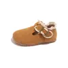 Zapatos Retro Birkenstock para Niñas Otoño 2025 Nuevo Borde de Encaje Zapatos Pequeños de Cuero para Bebé Zapatos Casuales Versátiles para Niños