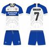 Ropa de Fútbol de Nuevo Estilo Personalizada Ropa de Equipo Deportivo Traje Competición Ropa de Entrenamiento de Manga Larga Secado Rápido Serie de Ropa de Fútbol Personalizada