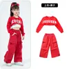 Roupas de moda hip hop para crianças primavera e outono girls' hip hop jazz dance performance clothes suit little girl jazz dance performance clothes