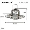 Zhi Shu Acero Inoxidable 304 316 Hebilla de Puerta Diamante Hebilla de Barco Placa Ocular para Colgar Accesorios para Velas de Sombrilla
