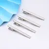 Accesorios diy tocado material metálico ola cuadrado tela pinza de resorte pinza de pico de pato puntiagudo esponjoso hecho a mano