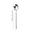 304 Acero Inoxidable Estrella Diamante Bandera Sagrada Vajilla Occidental Cuchillo de Mesa de Acero Inoxidable Tenedor de Mesa Cuchara de Mesa Cuchara de Té Cuchara de Café Juego de Vajilla