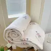 Colcha Delgada de Algodón Tejido Fibra de Soya Clase A, Lavable a Máquina, Estilo Ins, Nuevo Modelo 2025, Colcha de Verano Individual/Doble, Colcha para Siesta
