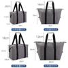 Nueva bolsa aislante de tela Oxford de gran capacidad de Amazon, bolsa de almuerzo plegable para acampar al aire libre y picnic.