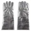Guantes Protectores Especiales de Piel de Vaca para Soldadura, Engrosados y Reforzados, Antideslizantes y Resistentes al Desgaste, Guantes de Protección Laboral para Soldadura Resistentes a Altas Temperaturas para Soldadores