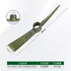 Pico cruzado azada de exterior pico pequeño artefacto multiusos para cavar brotes de bambú raíz de montón pico de acero inoxidable pico de hielo portátil