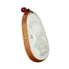 Colgante de Cinturón de Jade Afgano al por Mayor con Buda Maitreya, Cadena de Suéter de Buda de Jade Blanco, Imitación de Jade Semilla Hetian, Suministro para Transmisiones en Vivo